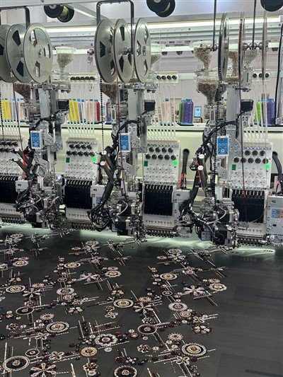 Five Beads Dual Sequence Embroidery Machine